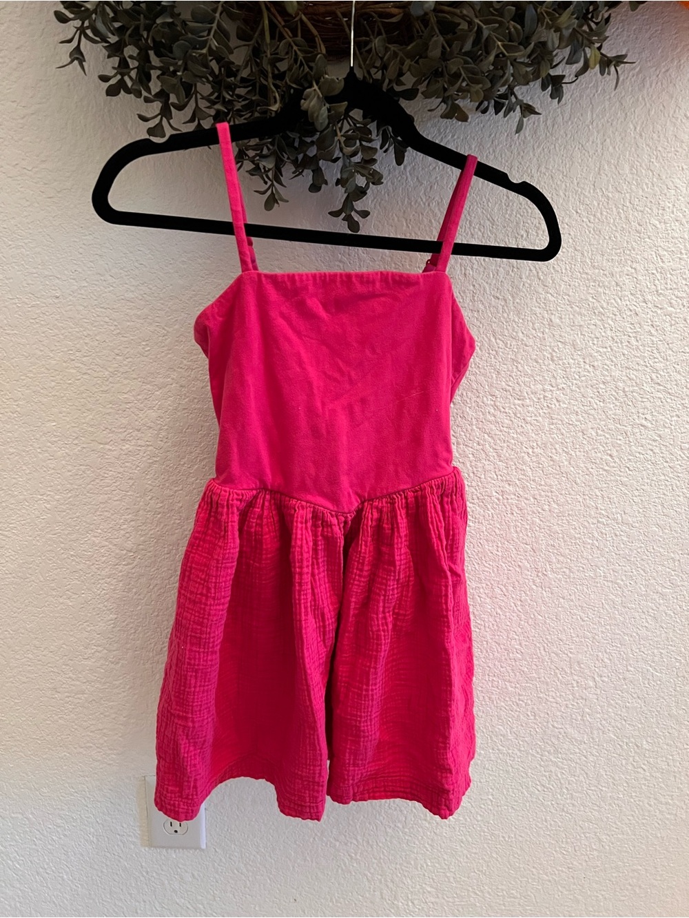 GAP Kids Girls Hot Pink Cotton Dress - Sleeveless Kids Dresses
